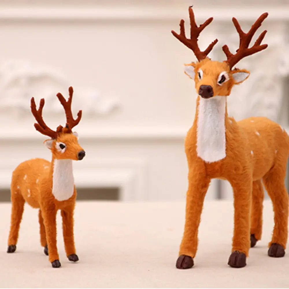 Christmas Decor Plush Reindeer Toy - Fawn Stuffed Animal