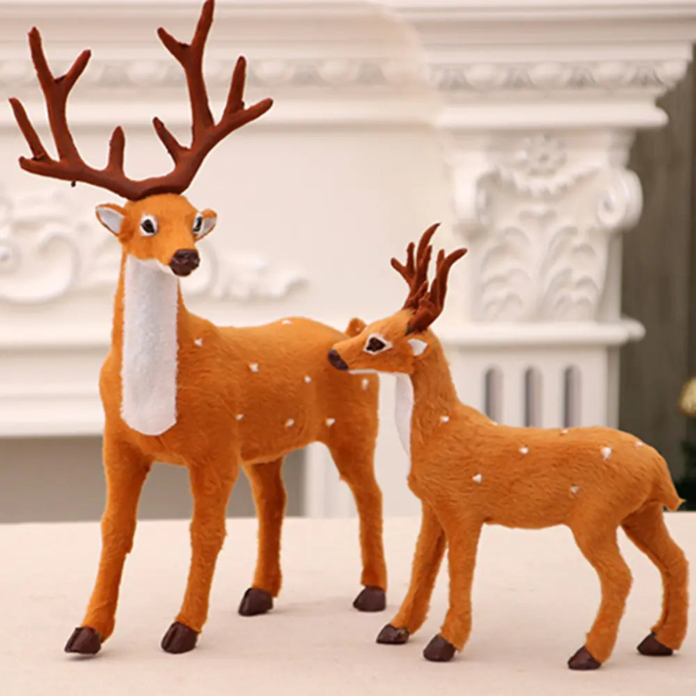 Christmas Decor Plush Reindeer Toy - Fawn Stuffed Animal