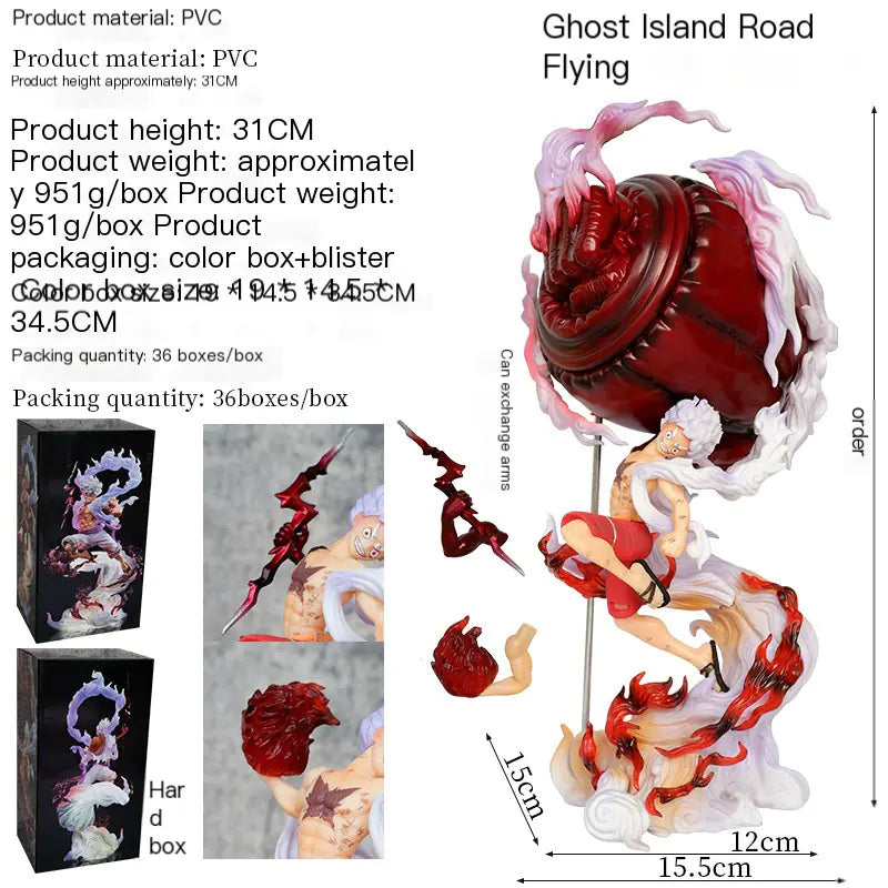 One Piece Luffy Nika Wano Edition Action Figure – Limited Edition