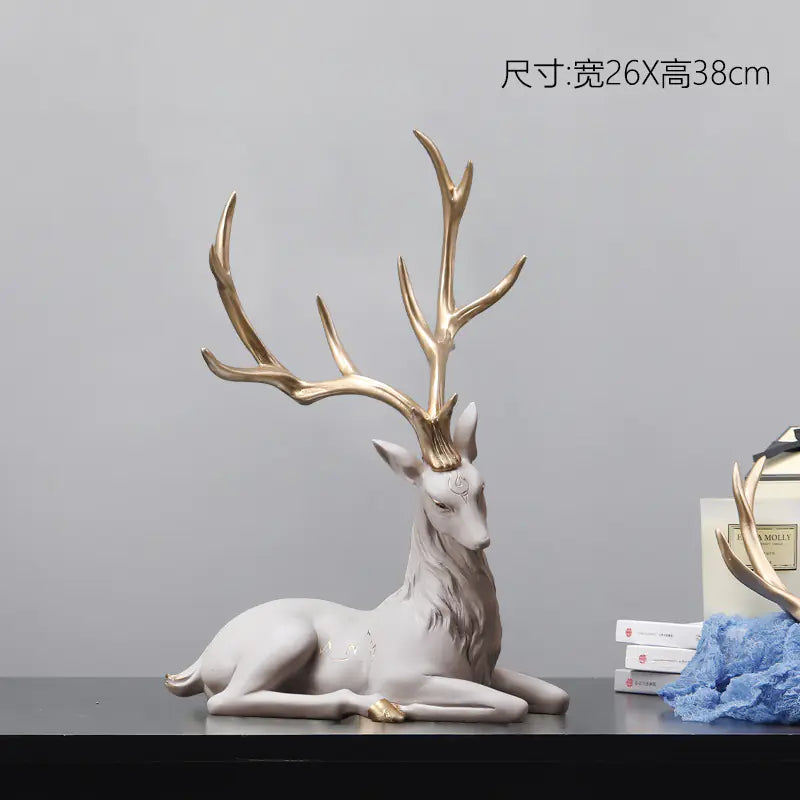 Elegant Deer Figurine – Timeless Home Décor & Gift