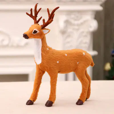 Christmas Decor Plush Reindeer Toy - Fawn Stuffed Animal