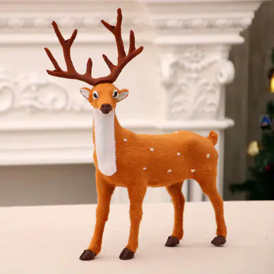 Christmas Decor Plush Reindeer Toy - Fawn Stuffed Animal