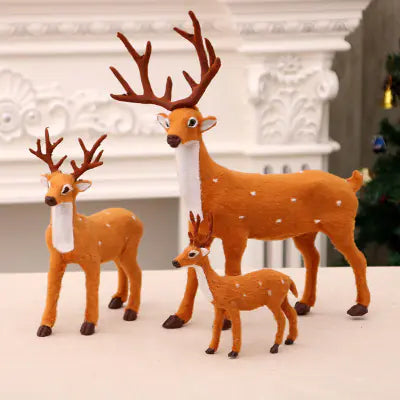 Christmas Decor Plush Reindeer Toy - Fawn Stuffed Animal