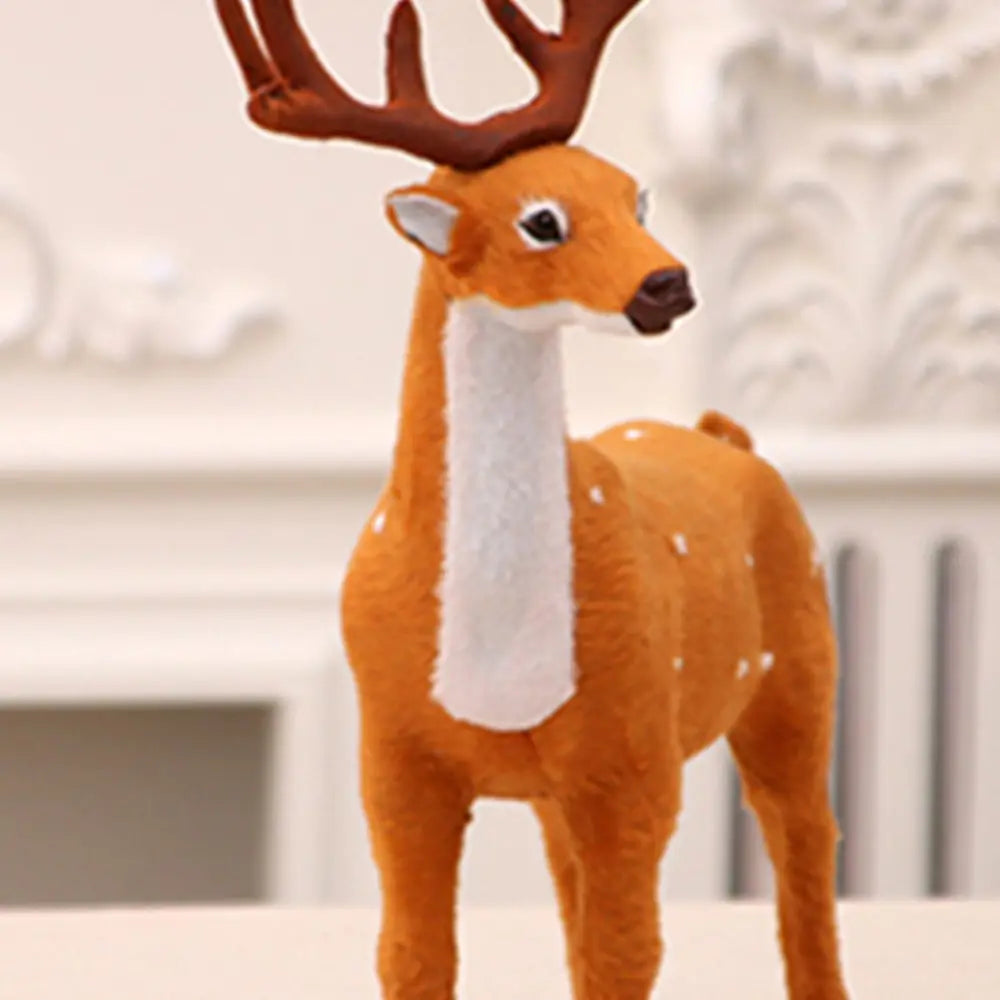 Christmas Decor Plush Reindeer Toy - Fawn Stuffed Animal