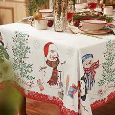 Christmas Tablecloth – Holiday Table Cover for Festive Christmas Décor