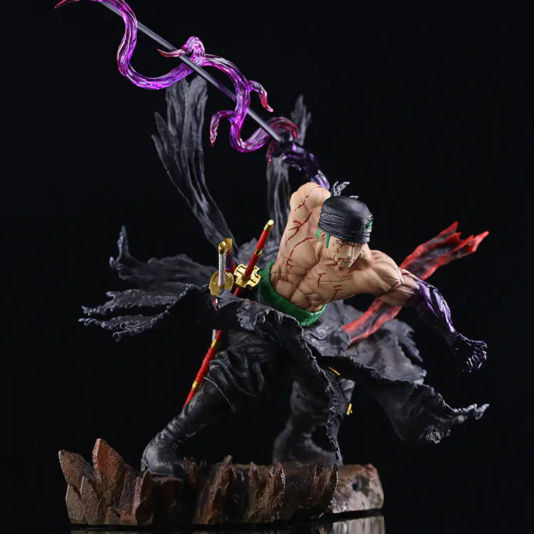 One Piece Roronoa Zoro Dual-Sword Action Figure – Anime Collectible Model