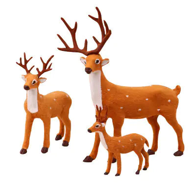 Christmas Decor Plush Reindeer Toy - Fawn Stuffed Animal