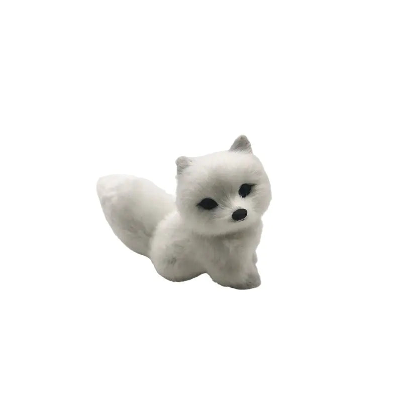 Realistic Fox Figurines - Blue, Pink & Sleeping Variants