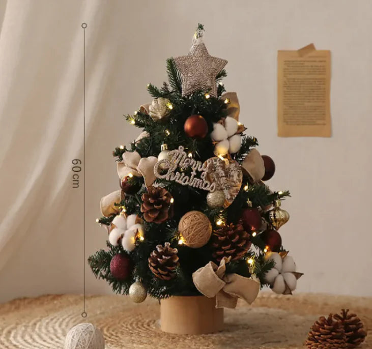 Pre-Lit Christmas Tree with Encrypted LED Lights – Indoor Holiday Decor