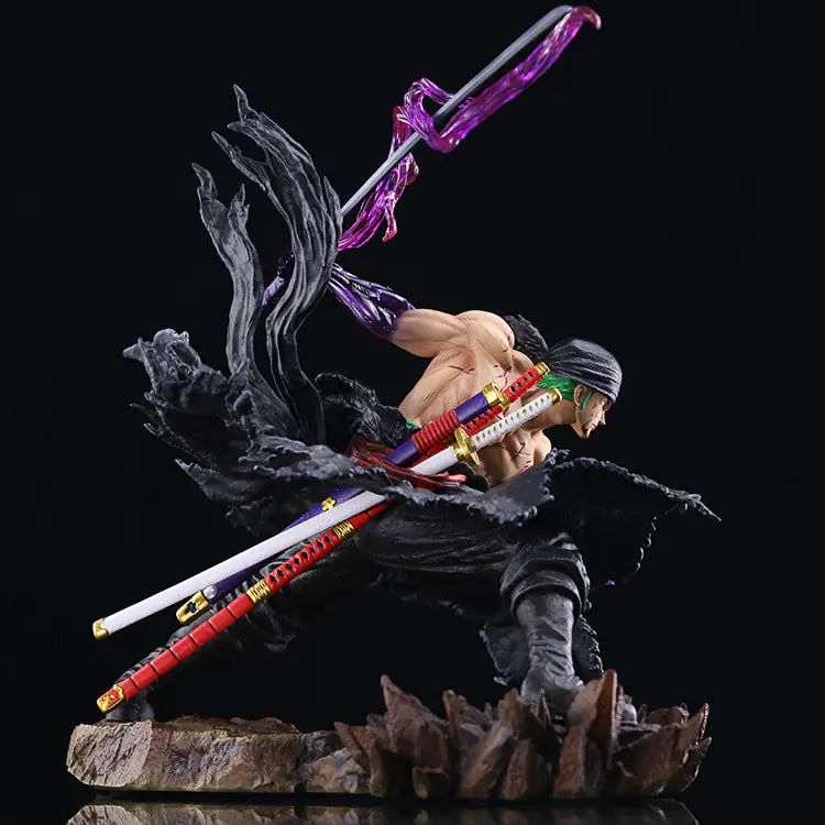 One Piece Roronoa Zoro Dual-Sword Action Figure – Anime Collectible Model