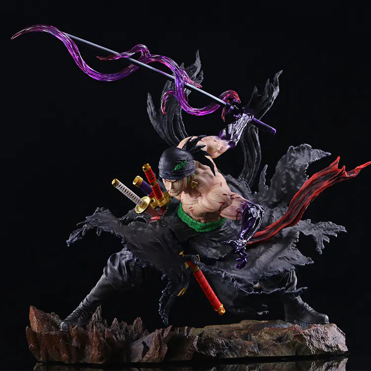 One Piece Roronoa Zoro Dual-Sword Action Figure – Anime Collectible Model